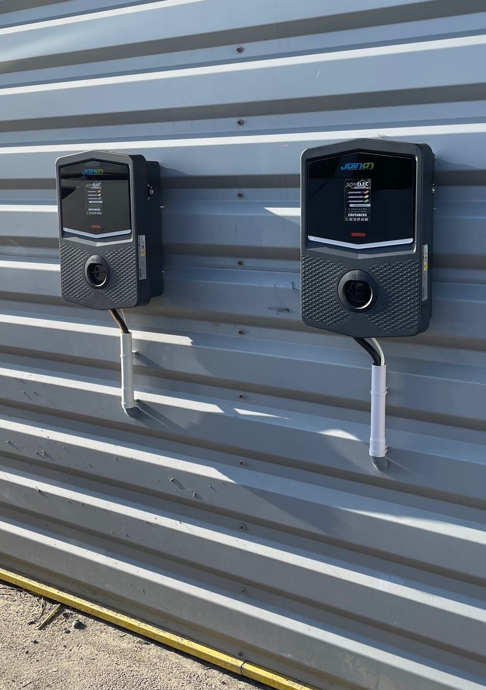 Installation double borne 22kW